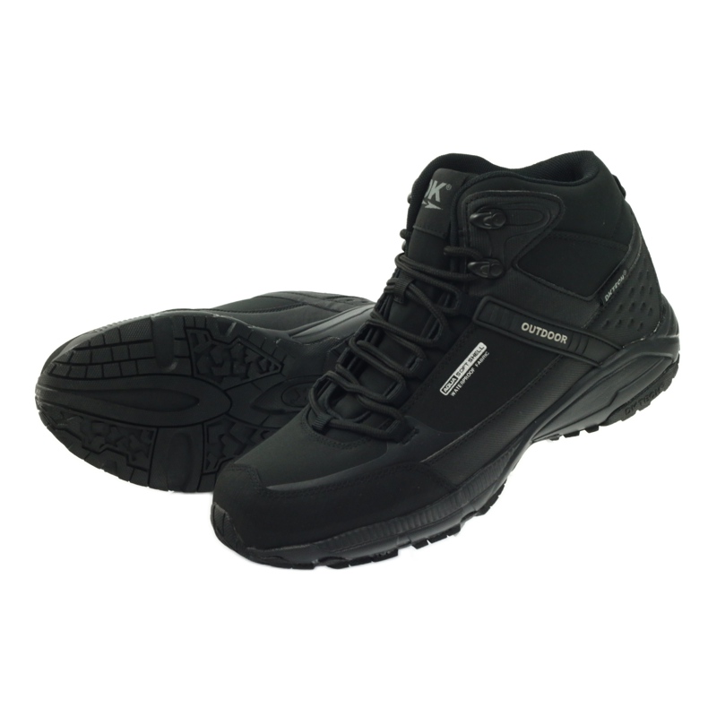Sapatos de trekking DK 1751 pretos softshell 4