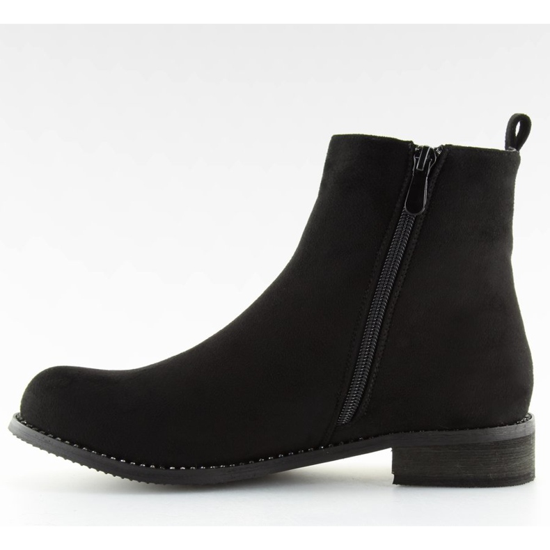 Botas pretas Chelsea para mulheres NS025P pretas preto 2