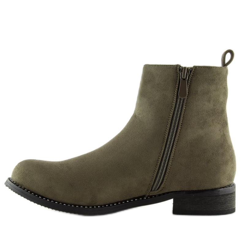 Botas verdes Chelsea para mulheres NS025P Verde 1