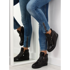 Tênis femininos negros R24-6 Preto 2