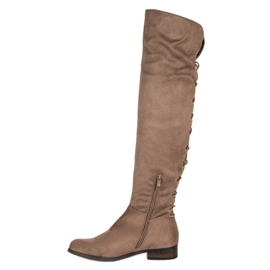 Botas de mosqueteiro marrom 1
