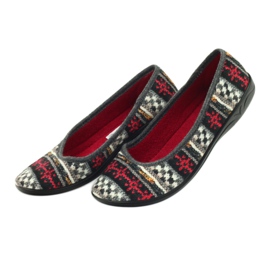 Chinelos de veludo padrão norueguês Adanex multicolorido 4