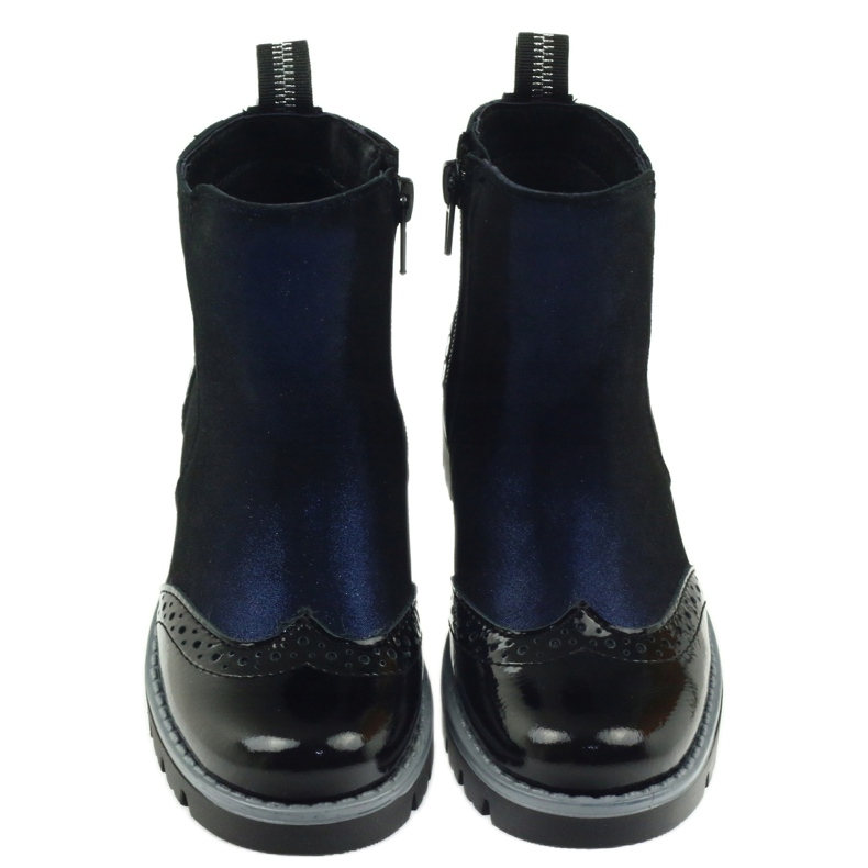 Ren But Botas pretas Ren Mas 3313 com isolamento preto azul marinho 3