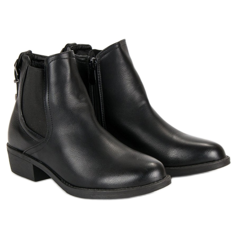 Groto Gogo Botas Clássicas Pretas preto 2