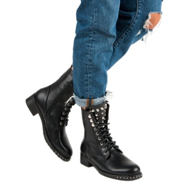 Seastar Botas de pedra para trabalhar preto 2