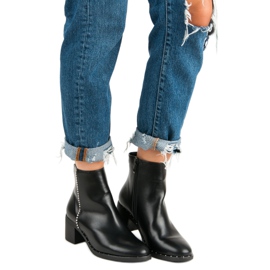 Seastar Botas clássicas de salto alto preto 1