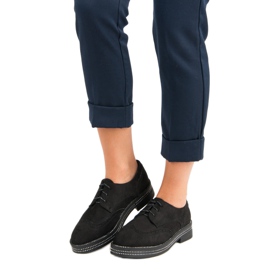 Seastar Sapatos de camurça da moda preto 1