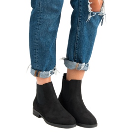 Seastar Botas Jodhpur de camurça preto 1