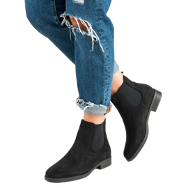 Seastar Botas Jodhpur de camurça preto 2