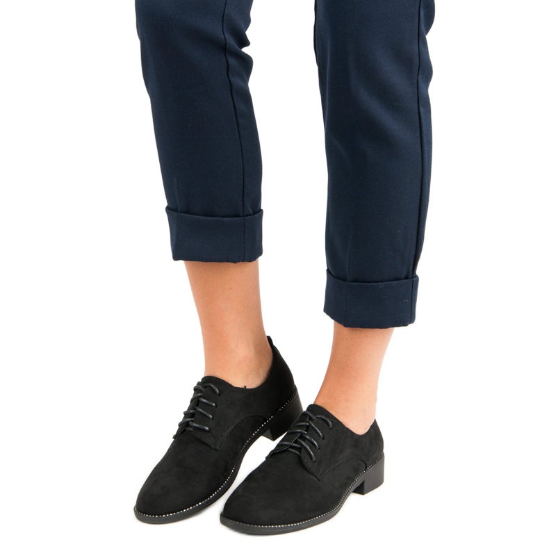 Seastar Sapatos pretos de amarrar 1