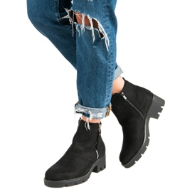 Seastar Botas pretas com zíper preto 2