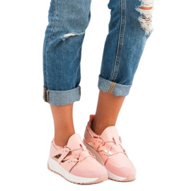 Sapatos esportivos elegantes rosa 1