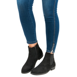 Groto Gogo Botas Jodhpur confortáveis preto 2