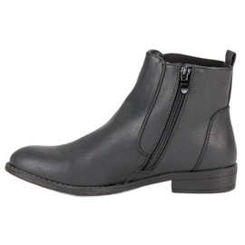 Groto Gogo Botas confortáveis ​​Botas Jodhpur preto 1