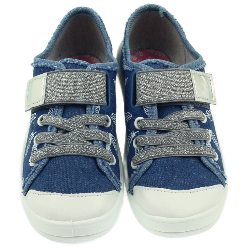 Sapatos infantis Befado, chinelos, tênis 251y111 branco azul cinza 3