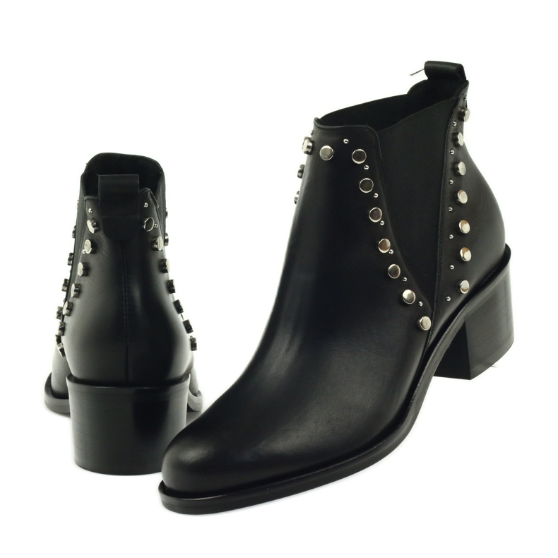 Botas de inverno pretas com tachas Badura 7874 preto 5