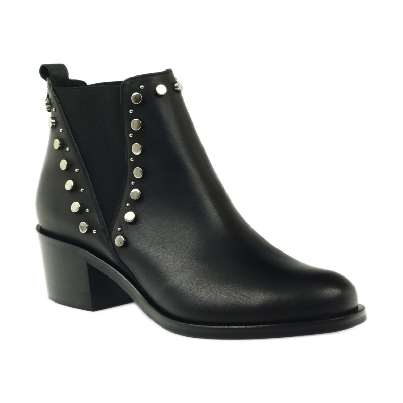 Botas de inverno pretas com tachas Badura 7874 preto 1