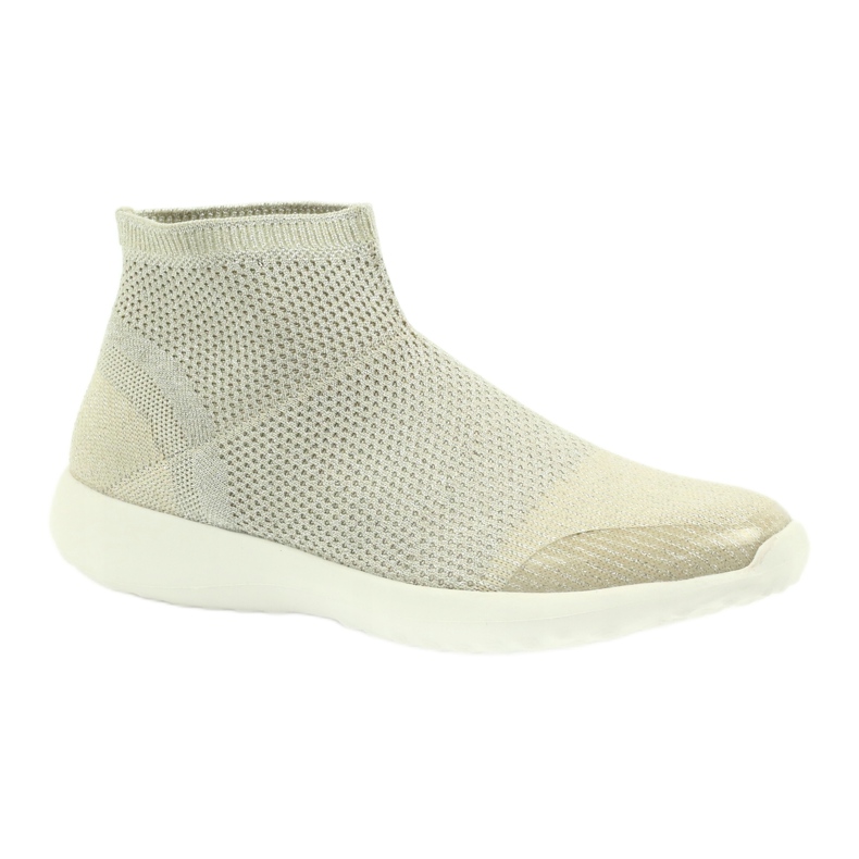 American Club Calçados esportivos americanos para mulheres 17044 bege prata amarelo 1