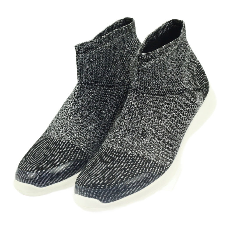 American Club American Black Sports Sports Shoes 17044 preto/prata 3