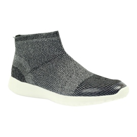 American Club American Black Sports Sports Shoes 17044 preto/prata 1