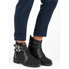 Clowse Botas de trabalho elegantes preto 1