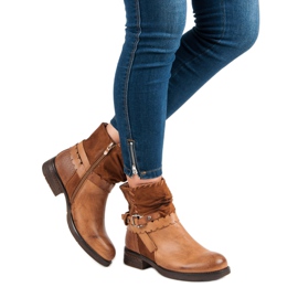 SDS Botas de trabalho marrons castanho 1