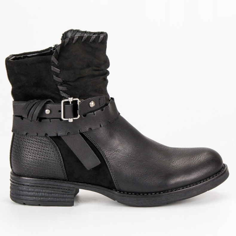 SDS Botas pretas trabalhadoras preto 2