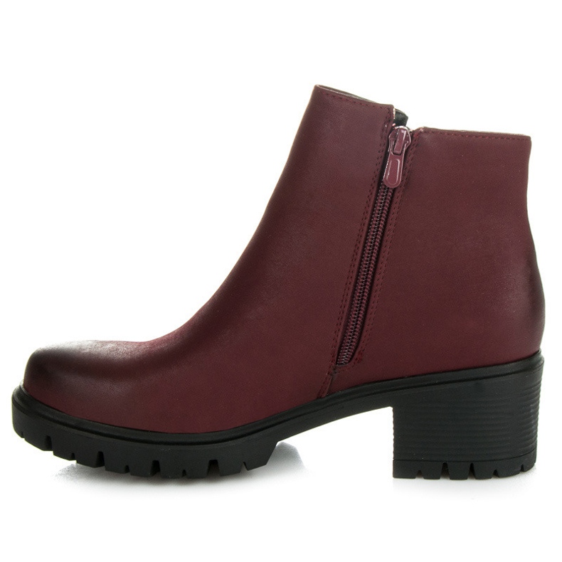 Vices New Collection Botas marrons com protetor vermelho 2