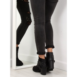 Botas com salto estável preto G-36 Preto 2 Botas com salto estável preto G-36 Preto 2