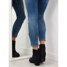 Botas de salto alto azul marinho F780 azul 1