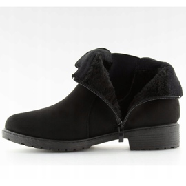 Botas pretas pretas XY-528 Jodhpur preto 2