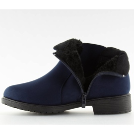 Botas quentes Jodhpur, azul marinho XY-528 Azul azul-marinho 2