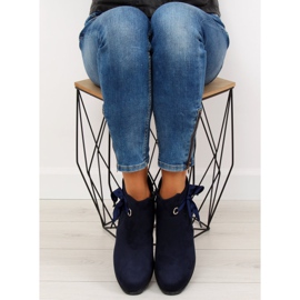 Botas quentes Jodhpur, azul marinho XY-528 Azul azul-marinho 1