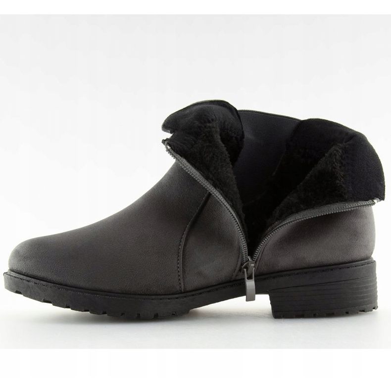 Botas cinza quentes Jodhpur XY-528 cinza 2