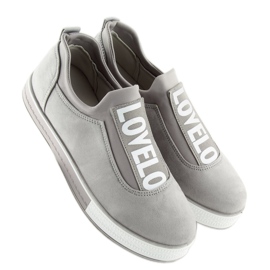 Tênis cinza feminino cinza X-9707 cinza 2