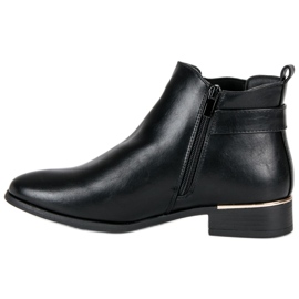 Anesia Paris Botas pretas Chelsea preto 1