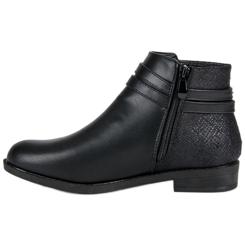 Anesia Paris Botas baixas femininas preto 1