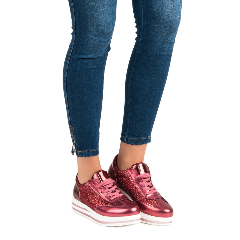 Fama Tênis da moda vermelho 1