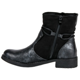 Forever Folie Botas da moda para o outono preto 1