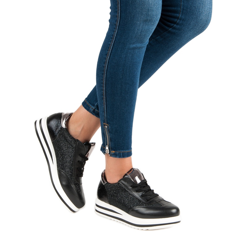 Fama Tênis da moda preto 1