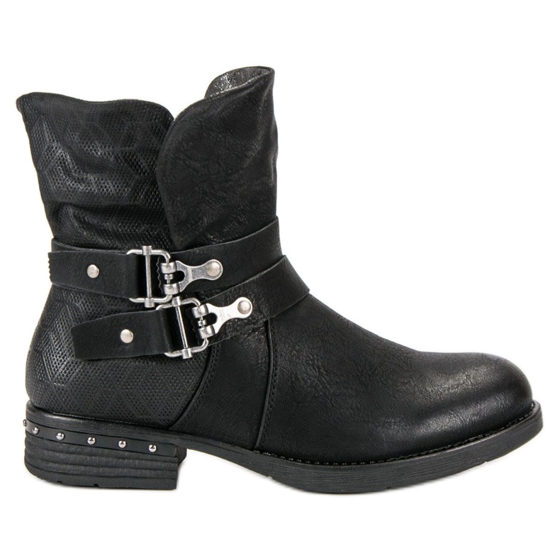 Forever Folie Botas pretas trabalhadoras preto 1