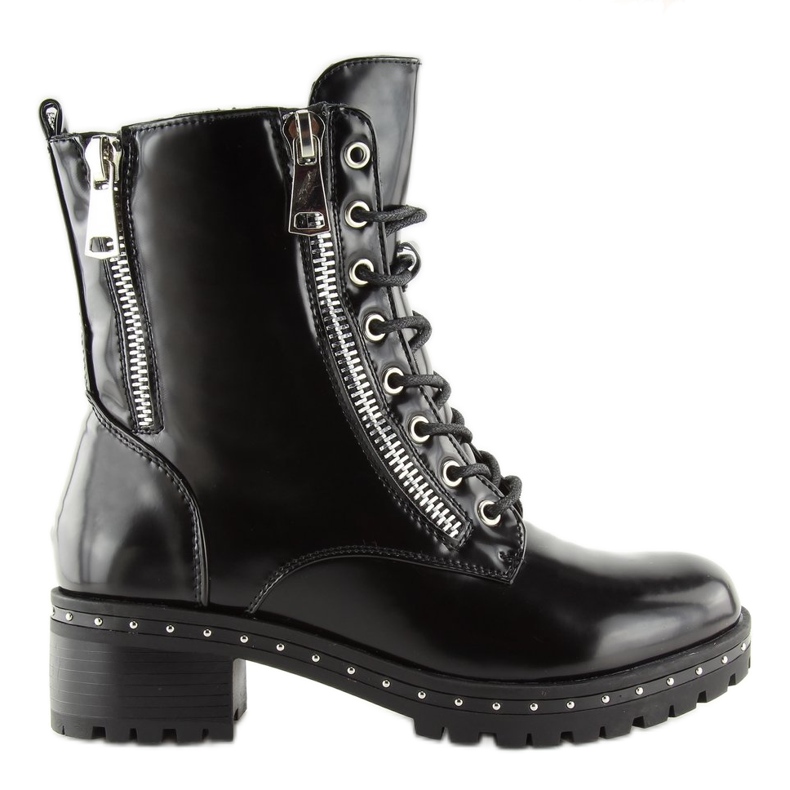 Botas pretas para mulheres A-40 pretas preto 1