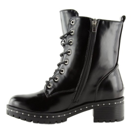 Botas pretas para mulheres A-40 pretas preto 2