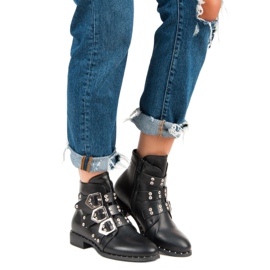 Kayla Botas de pedra preto 1