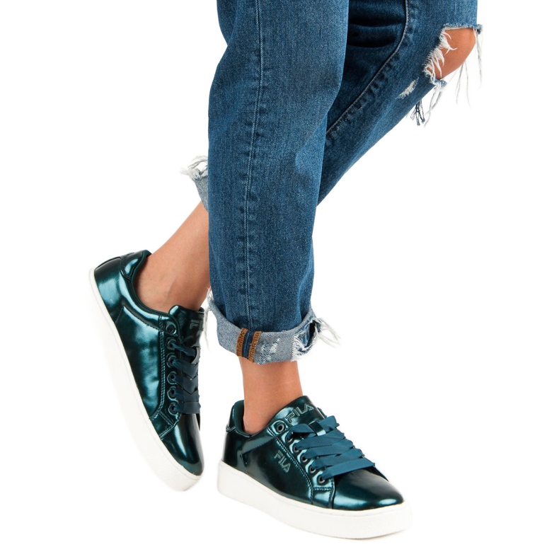 Fila Upstage F Low Wmn branco verde 2 Fila Upstage F Low Wmn branco verde 2