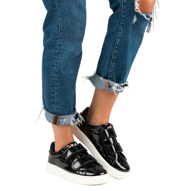 Fila Upstage Velcro Low Wmn preto 1