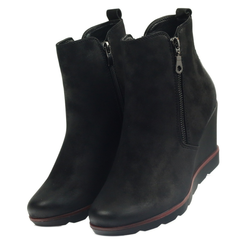 Filippo Botas pretas em Koturno 452 preto 3