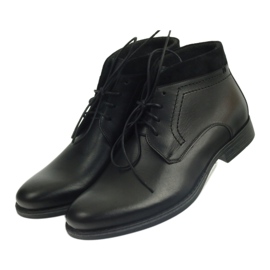 Botas pretas de inverno masculinas Pilpol 2194 preto 3