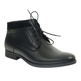 Botas pretas de inverno masculinas Pilpol 2194 preto 1