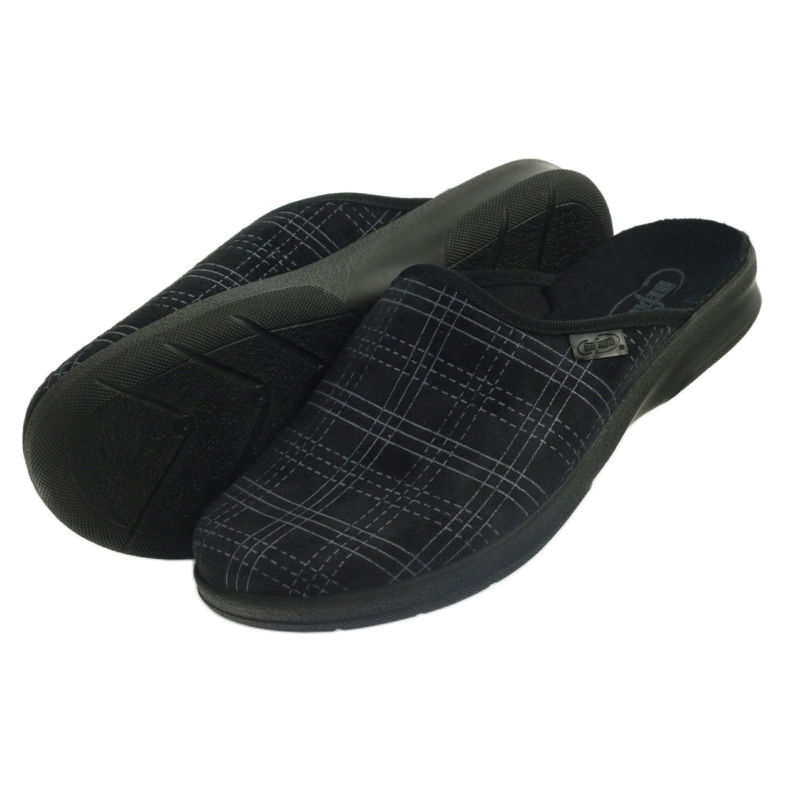 Sapatos masculinos Befado chinelos 548m011 chinelos preto 4